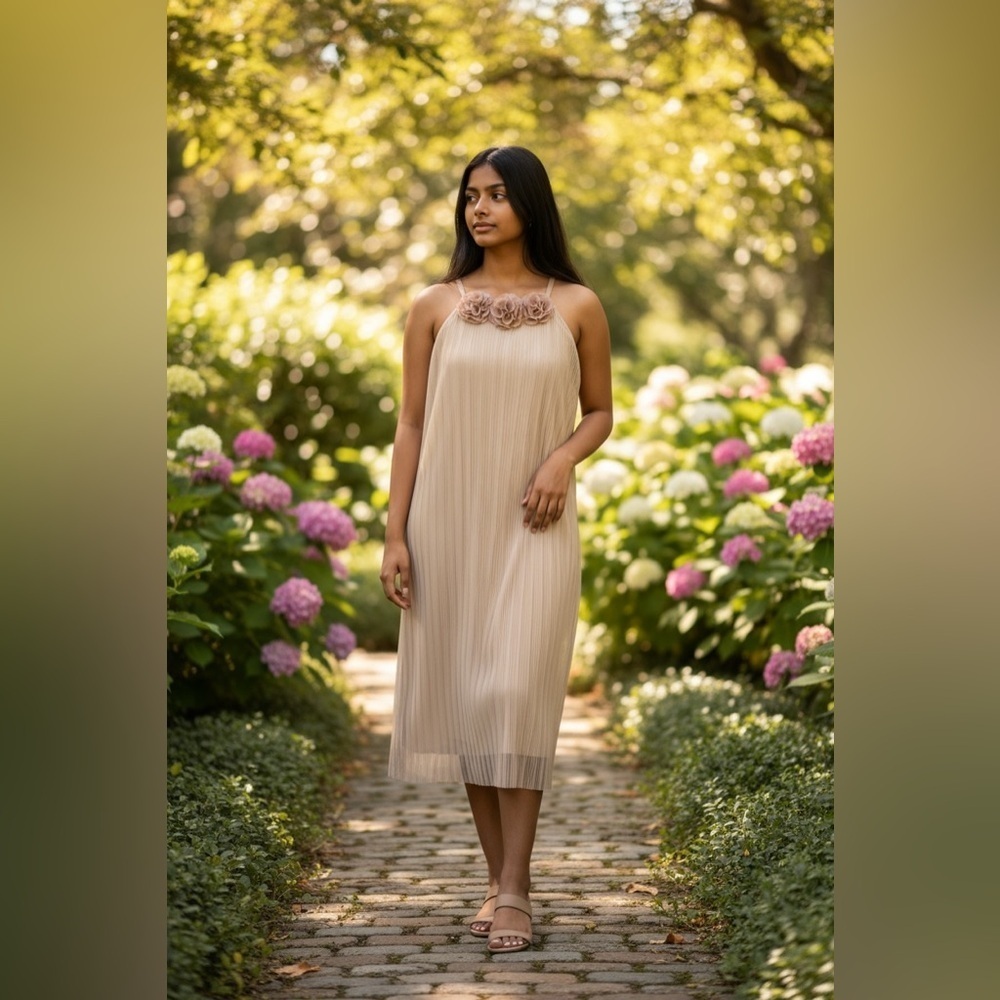 Vintage Zara tulle flower Dress